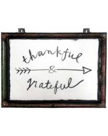 Thankful Grateful Screen Print Art
