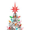 RJ Legend Christmas Mini Ceramic Festive Lighted Christmas Tree