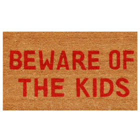 Calloway Mills Beware of the Kids Doormat