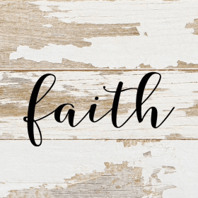 Faith (script)... Wall Sign