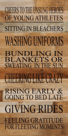 Cheers to the unsung heroes of young...  Wall Sign
