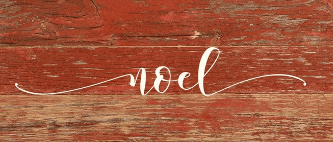Noel... Wall Sign