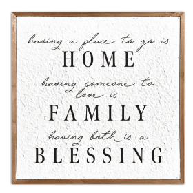 Having a place to go is... / Pulp Paper Wall Decor