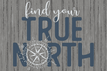 Find Your True North... Wall Sign
