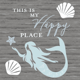 This is My Happy Place (Mermaid)... Wall Sign