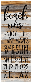 Beach Rules Enjoy Life Make Waves Swim