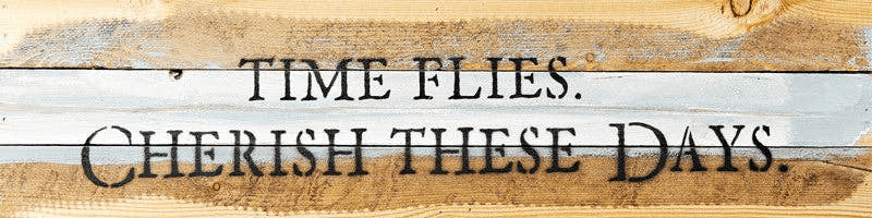 Time flies Wall Sign