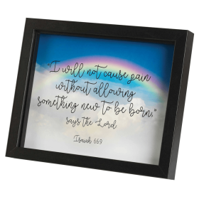 Framed Wall Art I Will Not Cause Pain