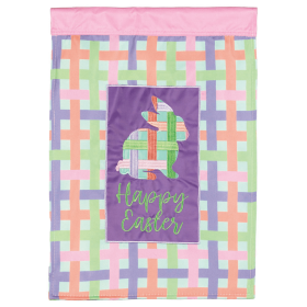 Flag Happy Easter Polyester 13x18