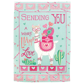 Flag Sending You A Whole Llama 13x18