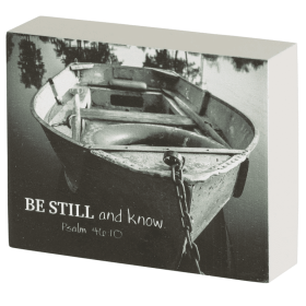 Tabletop Plaque Be Still And Know