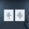 Potted Pine Tree Wall Art