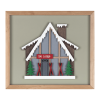 Framed Ski Lodge Wall Art