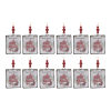 Glass Winter Wishes Barn Ornament