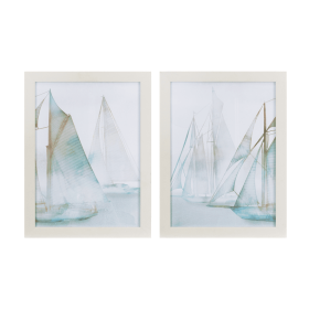 Framed Watercolor Sailboat Print