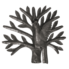 Mini Peace Tree with 3D Bird