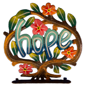 Freestanding Painted Hope Tree