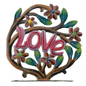 Freestanding Painted Love Tree