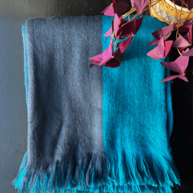 Glacier Alpaca Throw Blanket