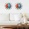 1pc, Creative Metal Sun Wall Decor, Metal Wall Art Decorative Pendant, Scene Decor, Home Decor, Wedding Decor, Holiday Decor, Party Decor, Celebration