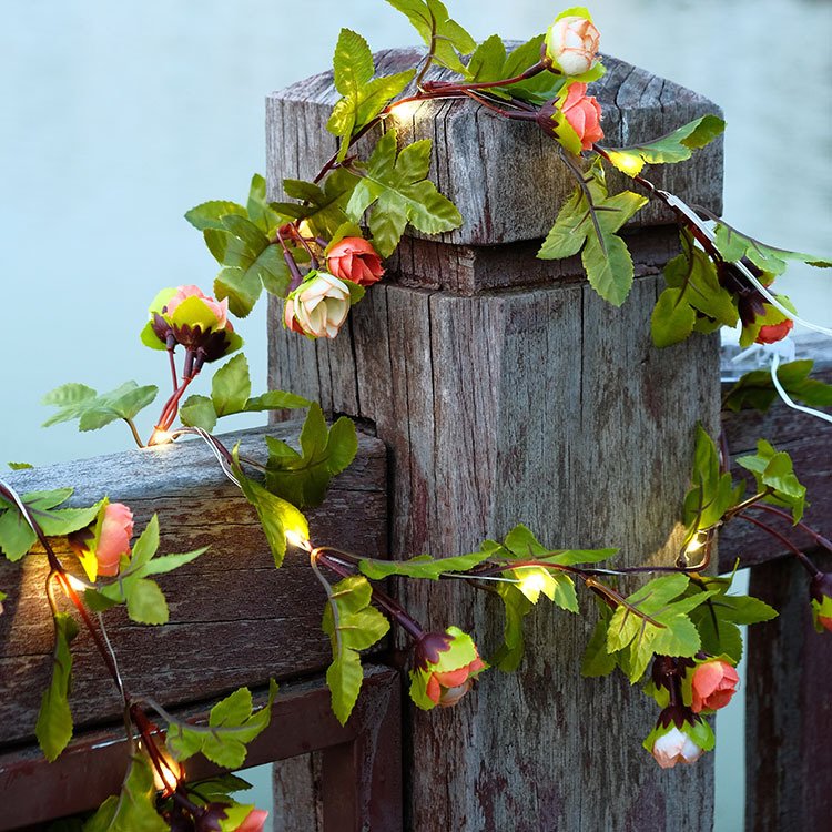 Rattan Lighting Chain Outdoor Courtyard Ornamental Festoon Lamp Rattan Lighting Chain Outdoor Courtyard Ornamental Festoon Lamp